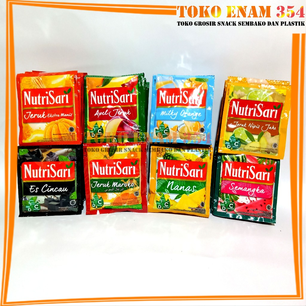 

Nutrisari all varian renceng minuman serbuk instan isi 10 sachet x 14 gram