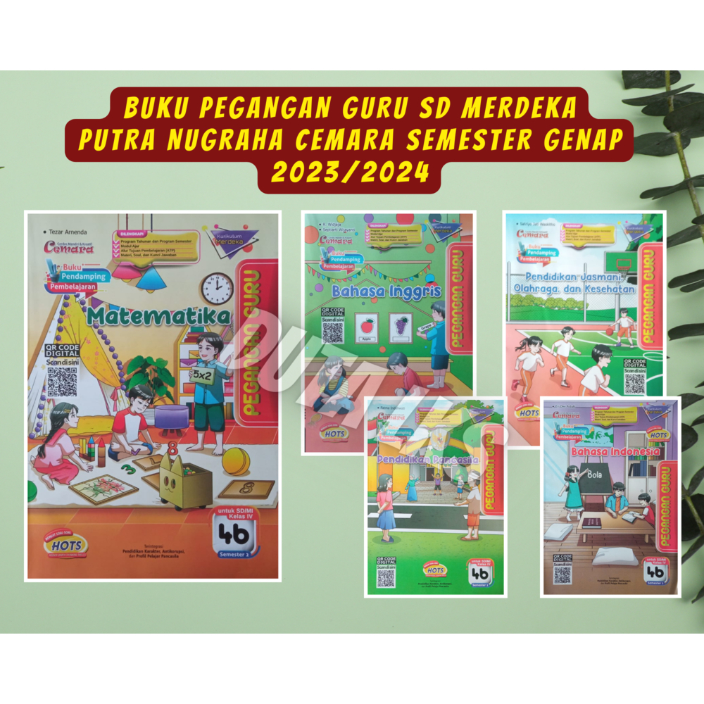 Buku Pegangan Guru (PG) Cemara Putra Nugraha SD/MI Kelas 4 - Kurikulum Merdeka Semester Genap 2023/2