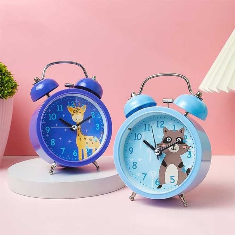 Jam Weker Alarm Anak Retro Analog