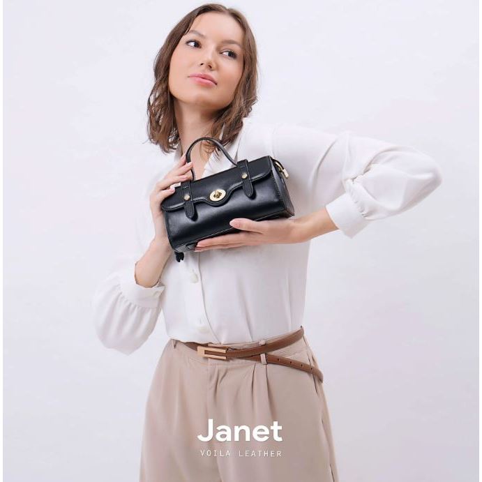 VOILA LEATHER Tas Selempang Wanita Kulit Asli Genuine Leather Sling Bag JANET