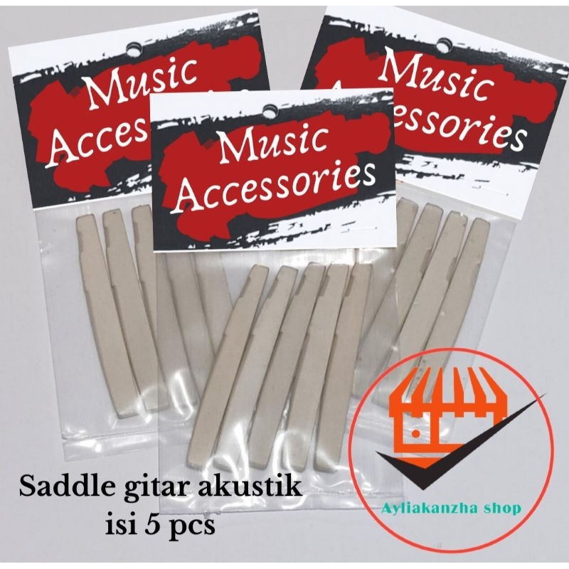 Saddle gitar akustik gading / Saddle gitar acoustic / Saddle gitar / Gading