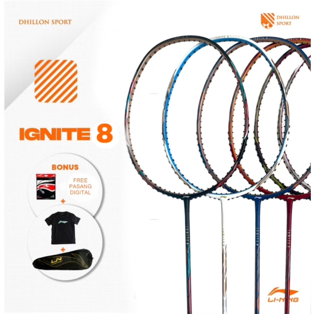 Raket Badminton LINING IGNITE 8 Original | Li-Ning Ignite