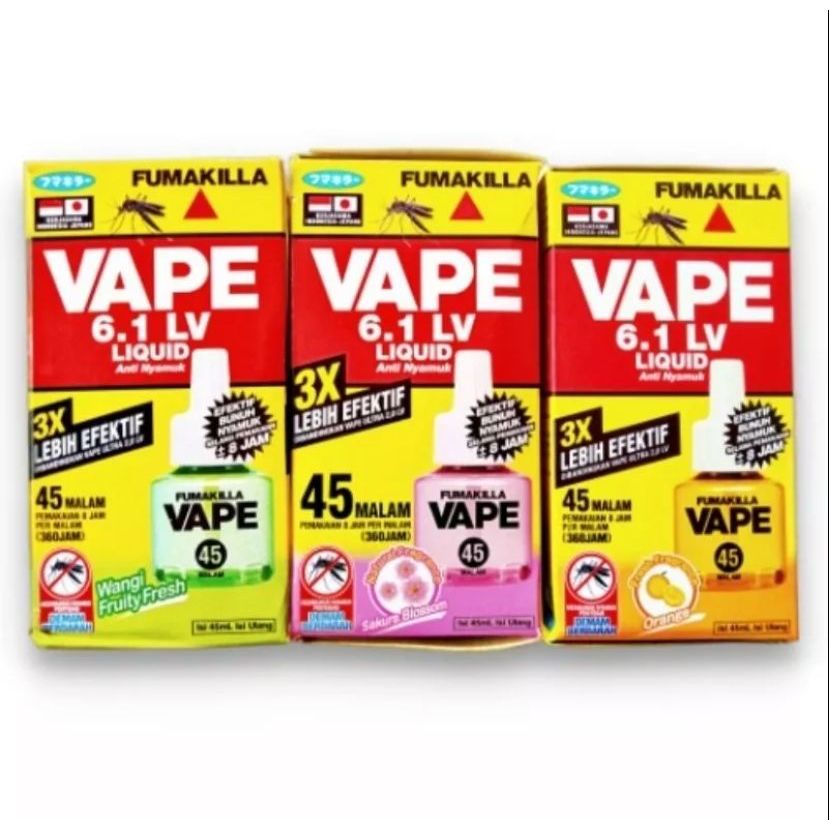 VAPE LIQUID 45 MALAM ISI ULANG ELECTRIC/ LIQUID VAPE 45 MALAM