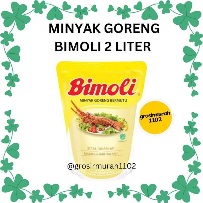 

{JATIM} MINYAK GORENG BIMOLI 2 LITER POUCH PROMO HARGA MURAH