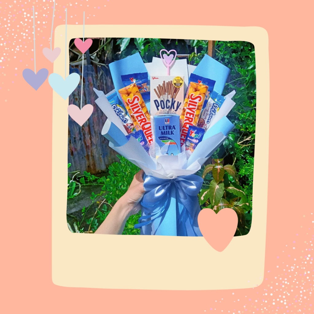 

Rabbitbouquet / Buket snack / Buket coklat / Buket Susu / Buket kain flanel