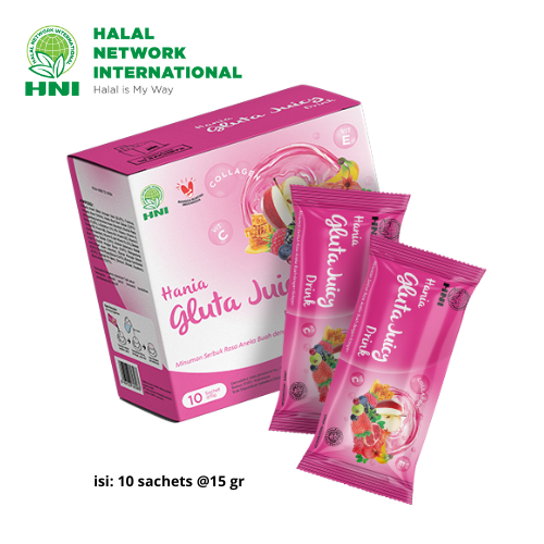 

HANIA GLUTA JUICY DRINK dari HNI Isi 10 sachets #HNI #Health Food & Beverage