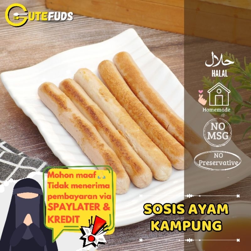 

SOSIS AYAM KAMPUNG NO MSG HOMEMADE MPASI