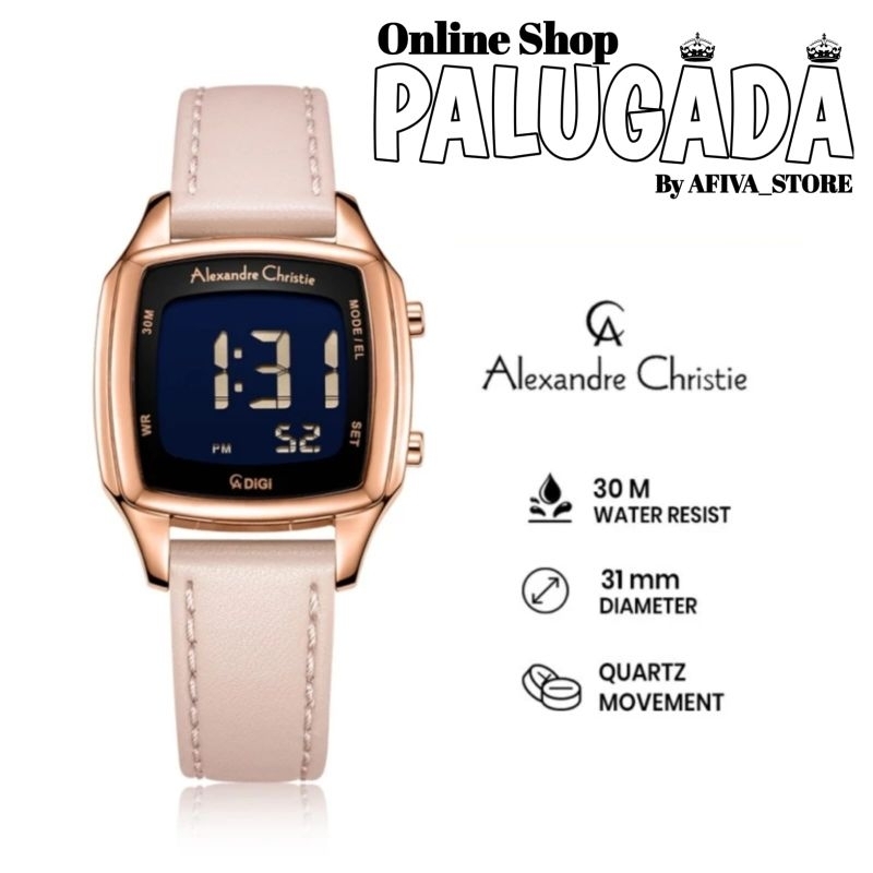 SALE Jam Tangan Wanita Alexandria Christie AC-9355-LHLIPBA Original Jam Tangan Kekinian Jam Tangan W