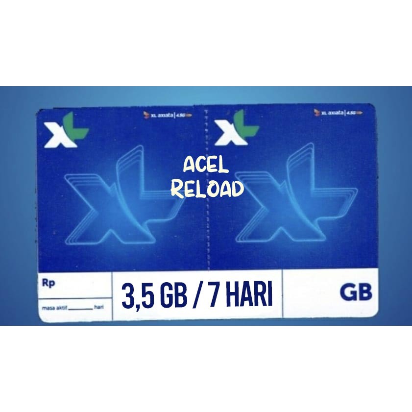 Voucher XL 3,5 GB 7 Hari (S)