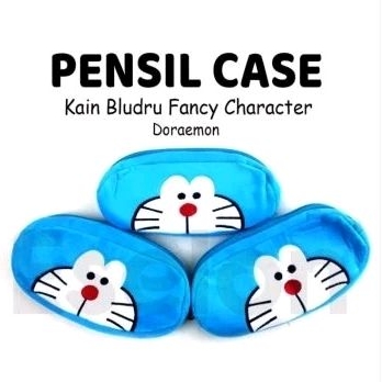 

Tampat pensil doraemon kain bludru