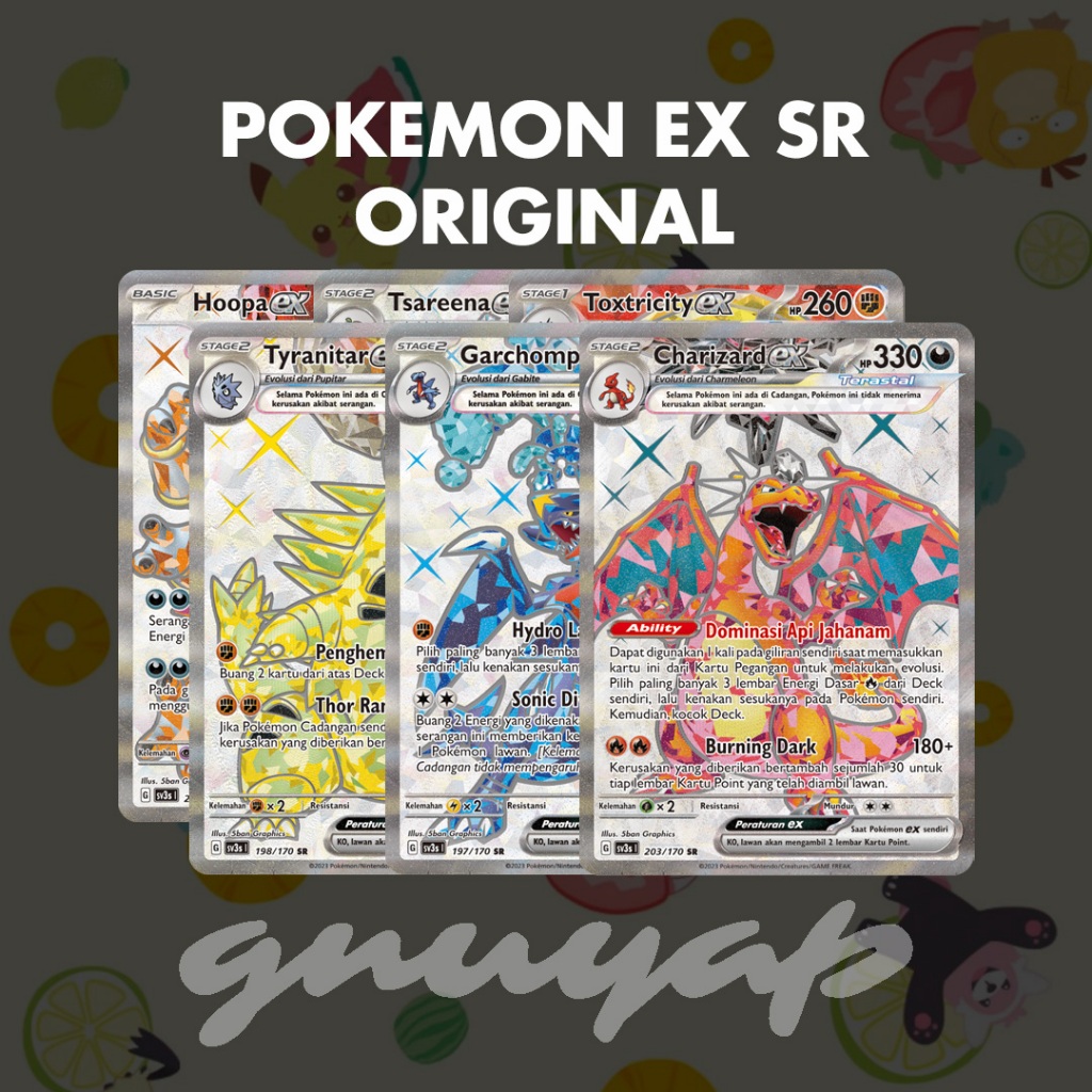 EX SR koraidon miraidon mewtwo arcanine gyarados dedenne forretress slowking tyranitar hoopa garchom