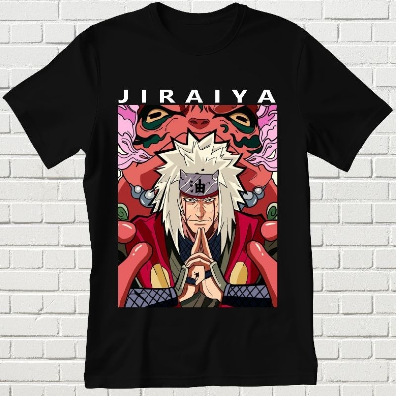 BAJU KAOS DEWASA JIRAIYA SENSEI UNISEX TSHIRT || BAJU KAOS || KAOS || KAOS UNISEX || KAOS DISTRO || 