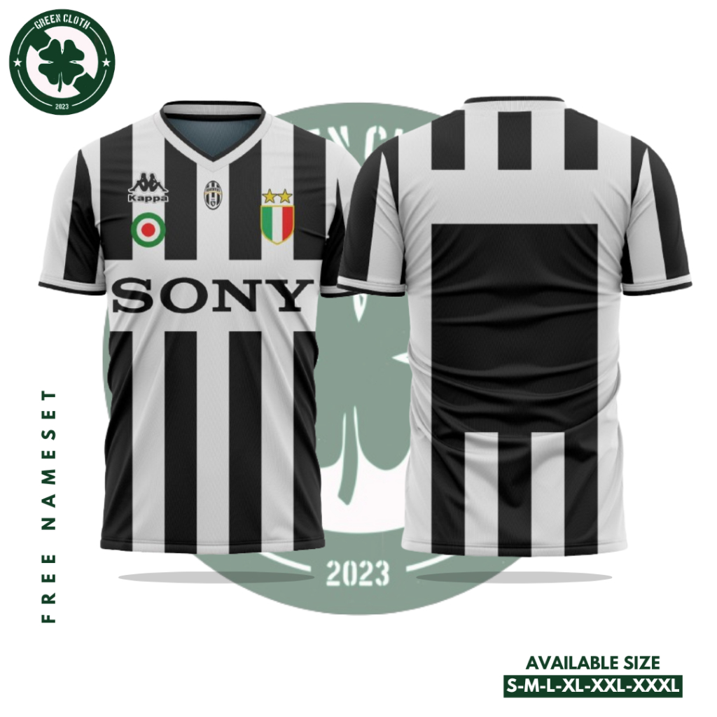JERSEY SEPAK BOLA JUVENTUS RETRO 1995/1996 - HOME