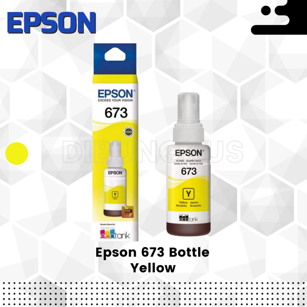 

Tinta Refill Epson Ink 673 Yellow Original 100%
