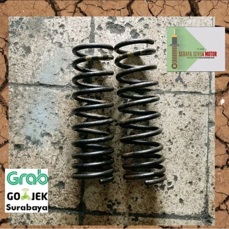 coil springs per keong belakang BMW E34 original 2pc garansi