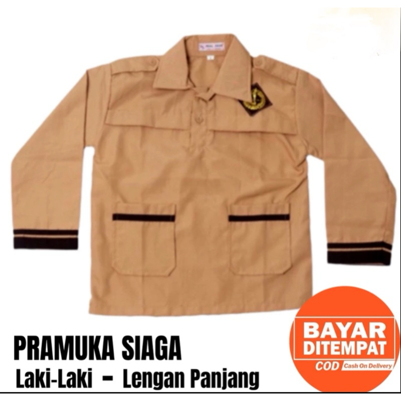 BAJU SERAGAM PRAMUKA SIAGA RAPILO SD LAKI PEREMPUAN