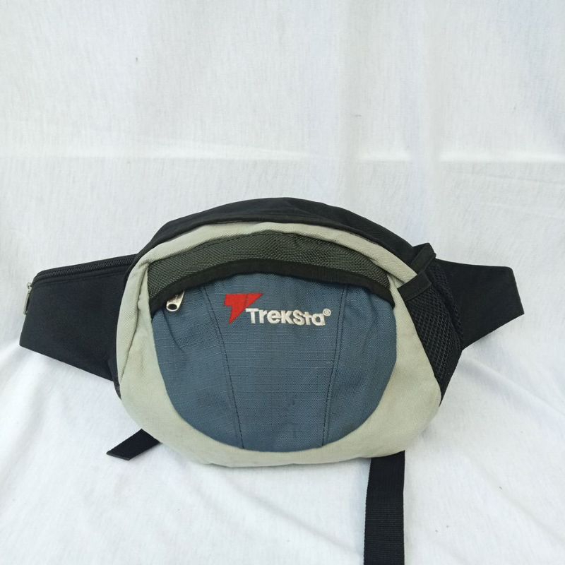Tas Pinggang Waist Bag Wb Webe Treksta Hitam Abu Biru Pria Wanita Cowo Cewek cewe Unisex Preloved