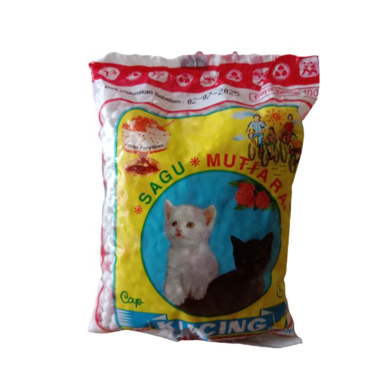 

Sagu Mutiara Cap Kucing 100gr