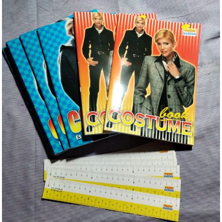 Buku Costum + Skala praktis untuk kursus menjahit