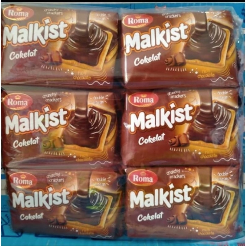 

Roma malkist coklat 1 pak isi 6 kotak