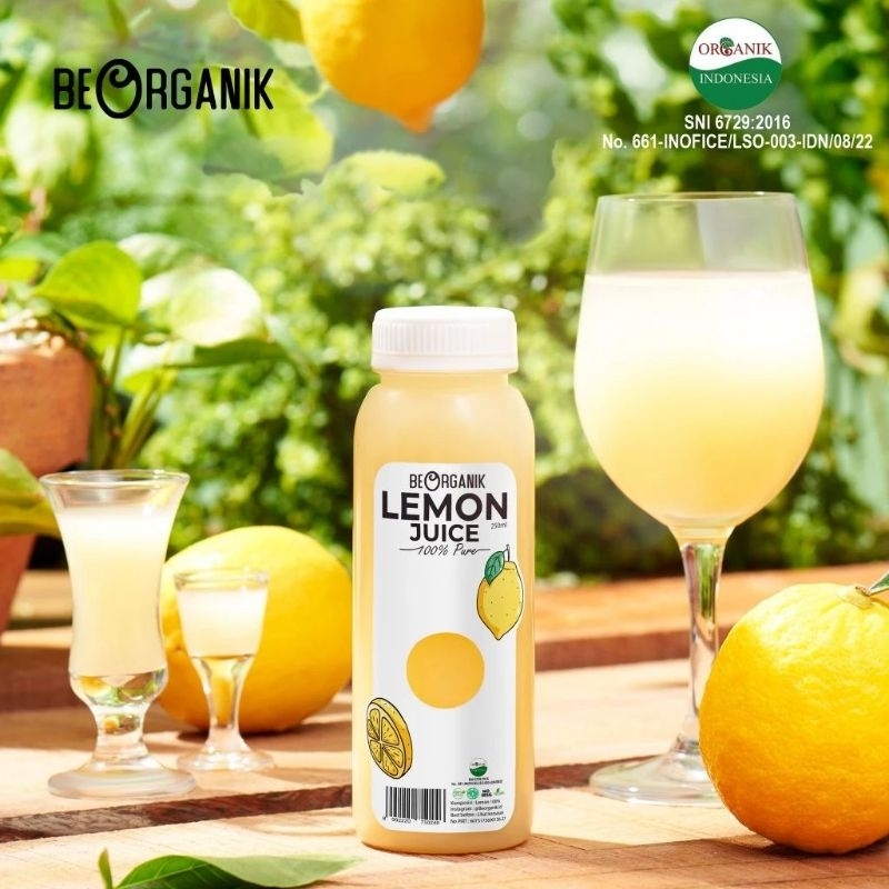 

Beorganik - Sari Lemon Murni Pure Lemon Juice 250ml 500ml