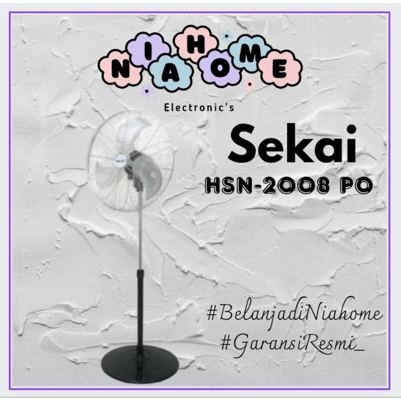 Sekai HSN2008PO Kipas Angin Berdiri 20 Inch Tornado HSN 2008 PO