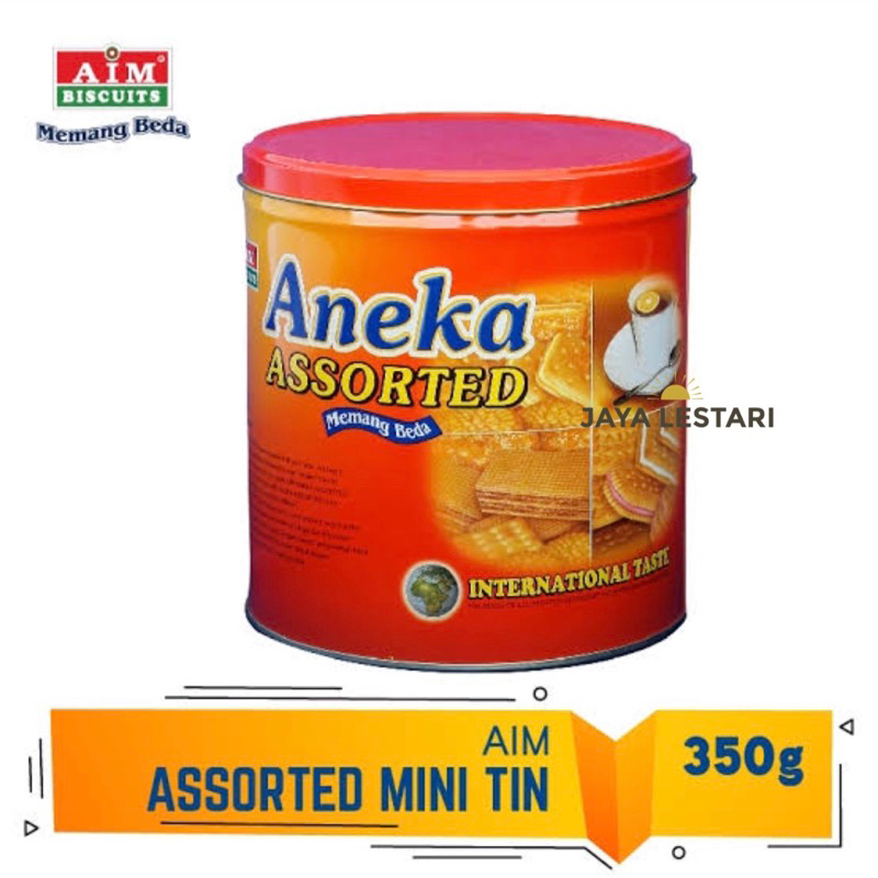 

Aneka Assorted Aim Biscuits Kaleng (350g)