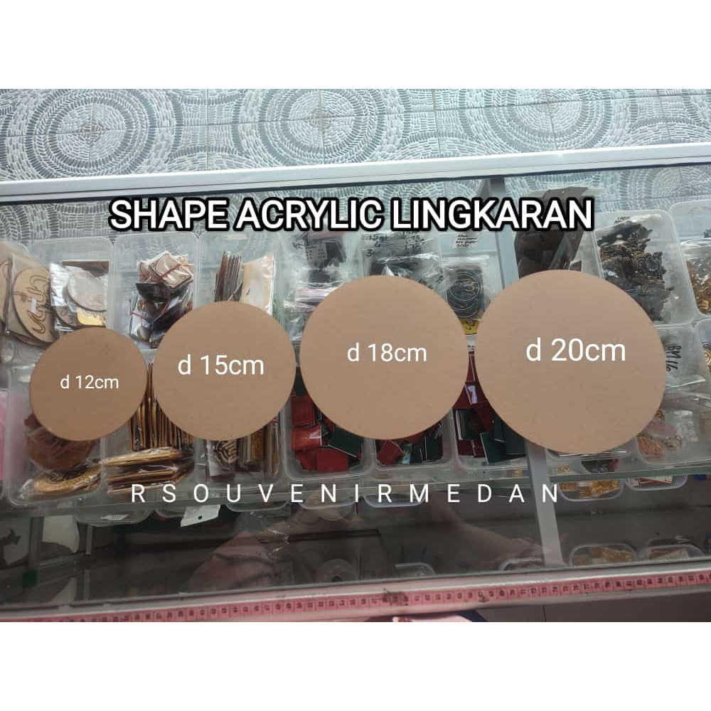 Alas tatakan LINGKARAn Acrylic Bening Acrylic Putih bahan mahar alas mahar tatakan mahar background 