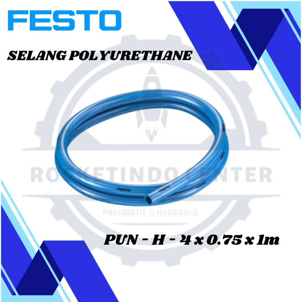SELANG PU/HOSE POLYURETHANE FESTO OD 4mm x ID 0.75mm x 1m/METERAN