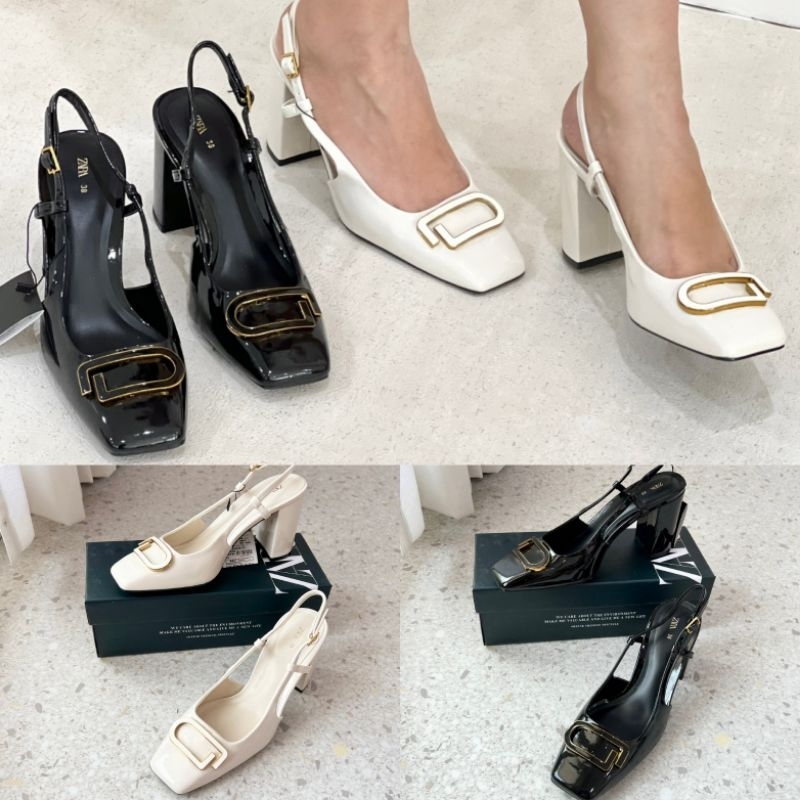 Zara Heels 8cm Selop S19632