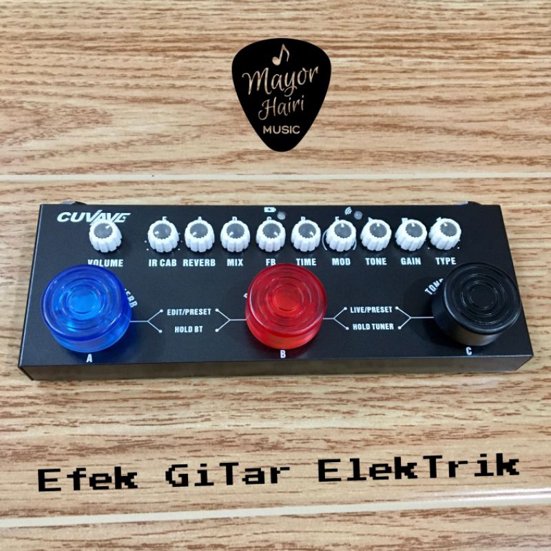 Efek Gitar Elektrik bisa Souncard cuvave cube baby multiefek stompbox mvave