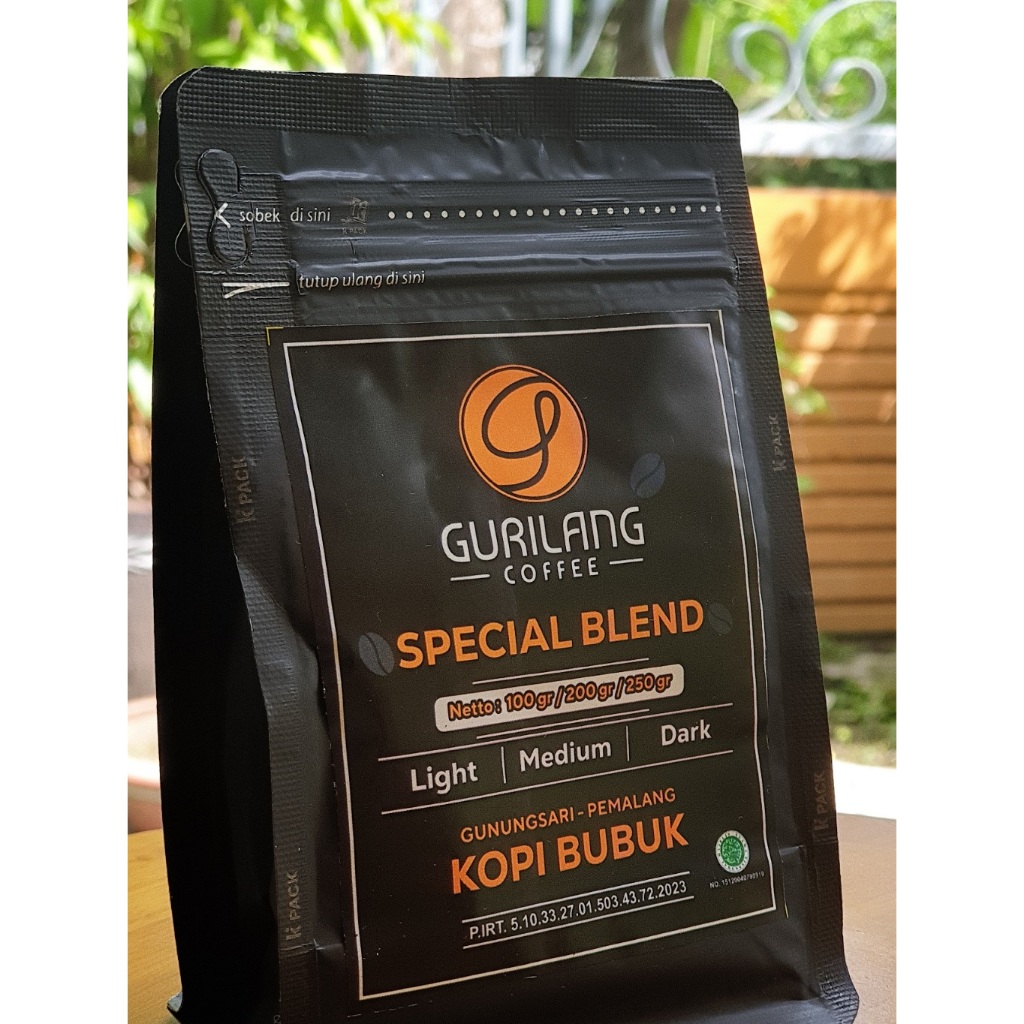 

KOPI GURILANG SPECIAL BLEND 100% DIOLAH DARI BIJI KOPI TERBAIK