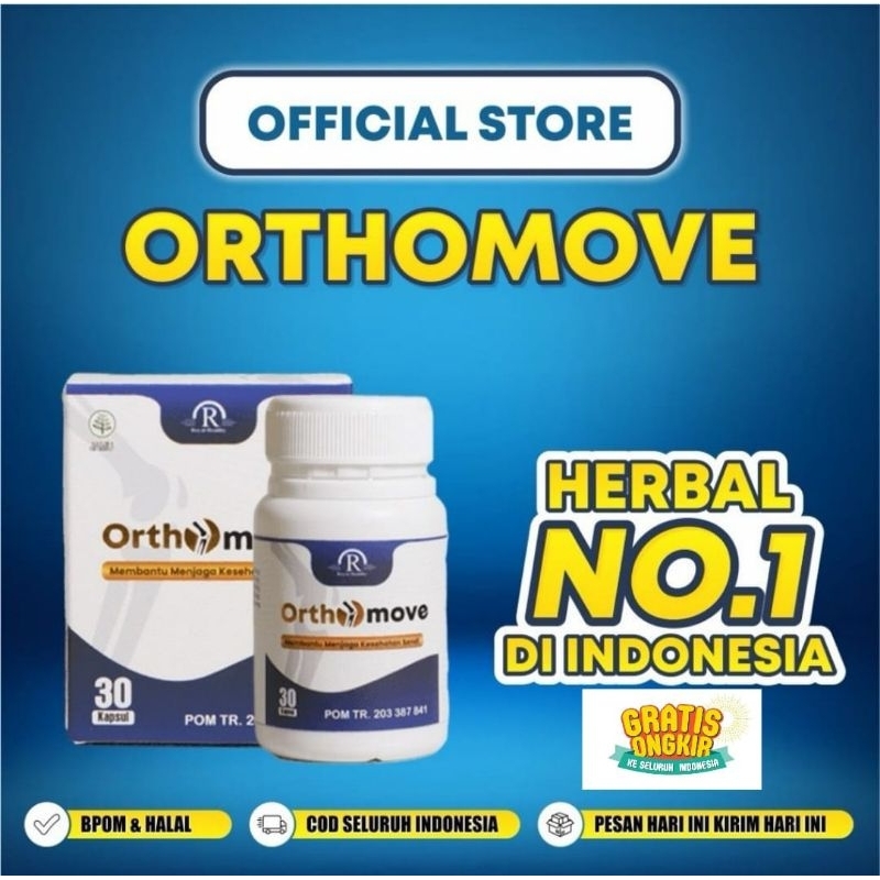 Orthomove Obat Nyeri Sendi Tulang Herbal Saraf Kejepit Original Asli Official Store