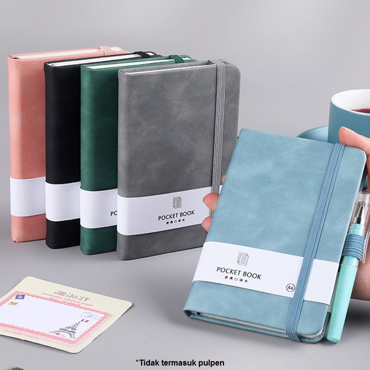 

AC26 Notebook mini pocket A6 Buku catatan kecil Book aesthetic portable Buku tulis memo agenda Bullet Journal Diary planner multicolor Scrapbook jurnal untuk sekolah kantor pelajar