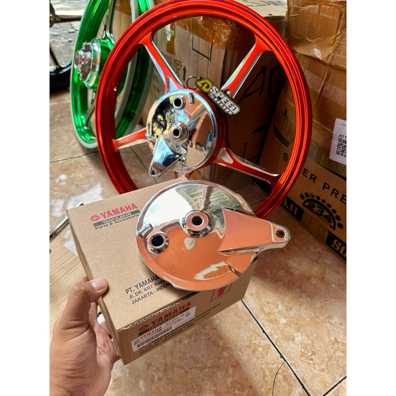 Panel tutup tromol jupiter z ENKEI RCB VND 1S7 hitam