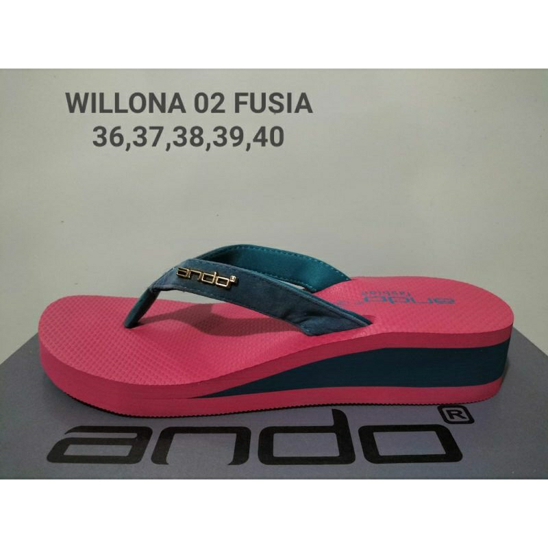 SANDAL HAK TINGGI WANITA WADGES JEPIT ANDO ORIGINAL 100% TERBARU DAN TERMURAH SANDAL ANDO Sepatu and