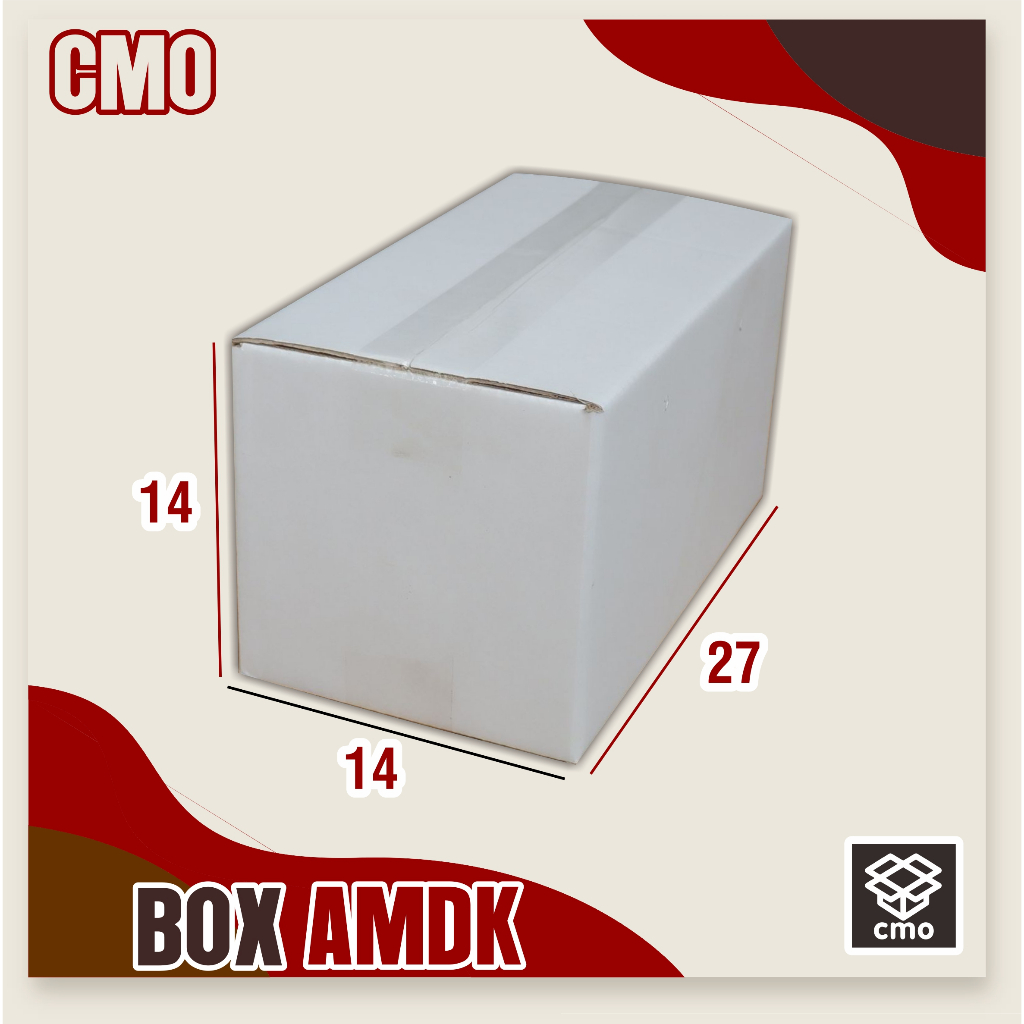 

20 PCS AMDK PUTIH (120MLX24) 27x14x14 cm boxmineral/boxpolos/boxmurah