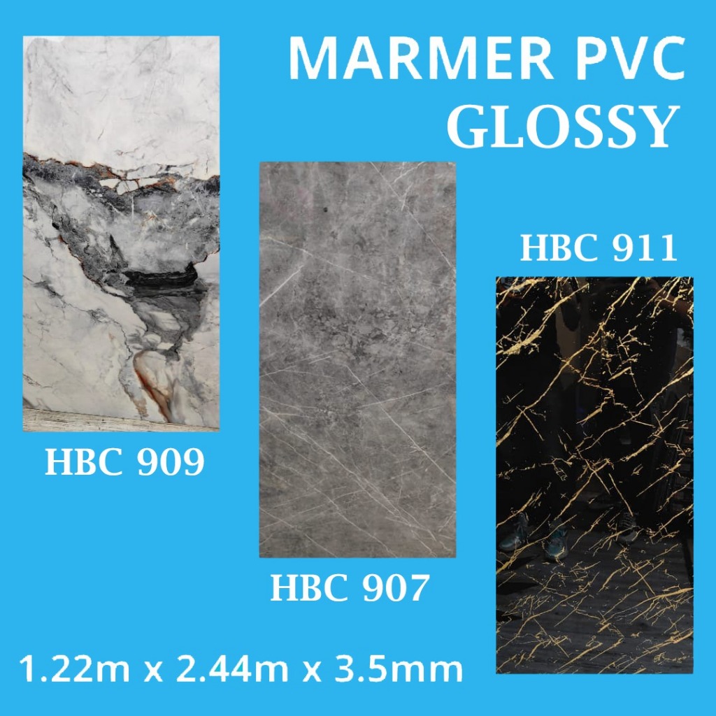 PVC MARMER HBC 3,5mm Harga Perlembar