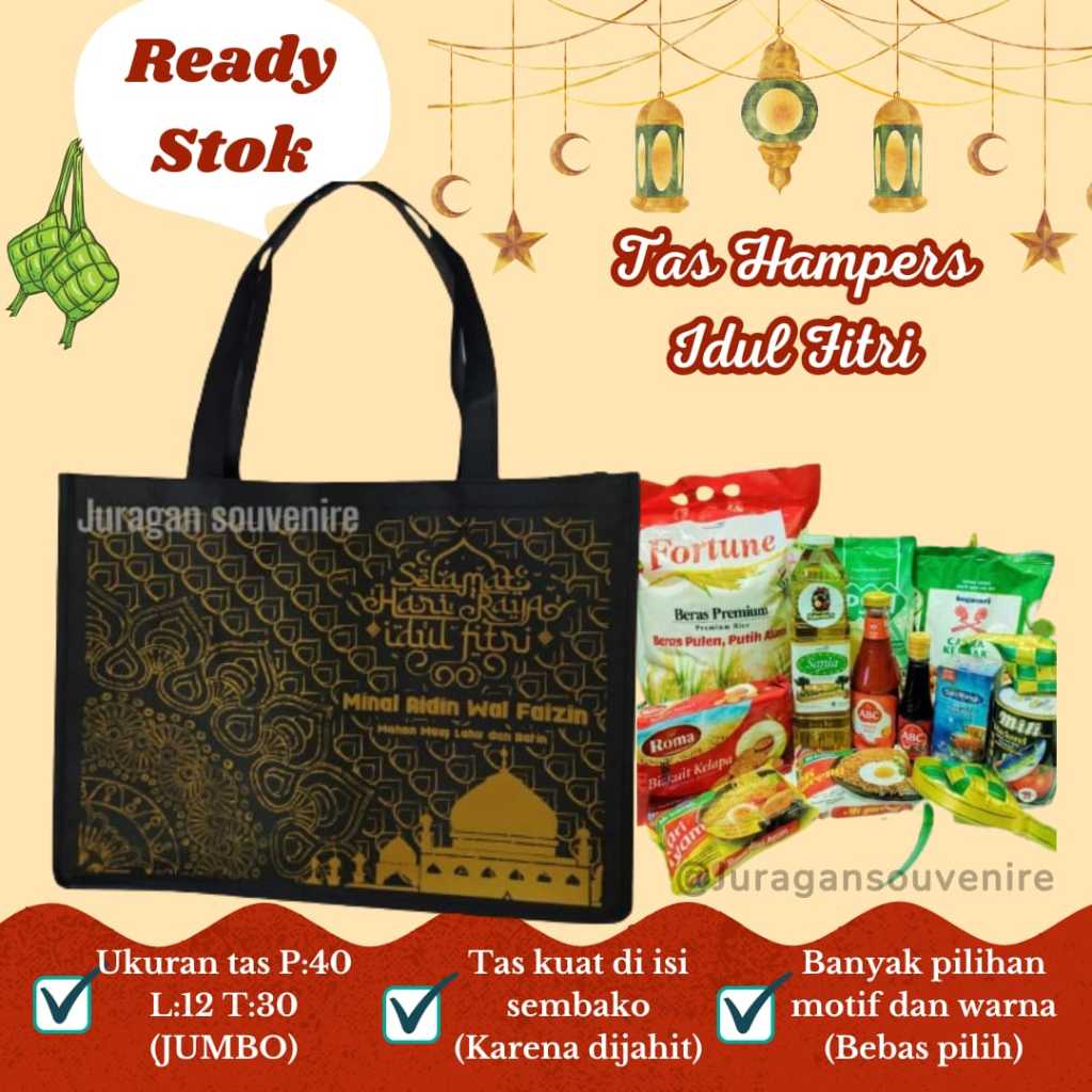 

Tas idul fitri Bingkisan Parcel Hampers Lebaran Hari Raya Goodiebag Ramadhan