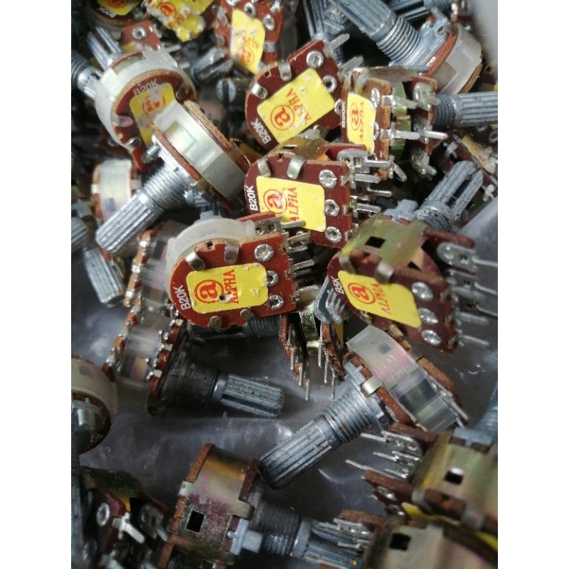 Potensio stereo alpha B100K B20K B5K original