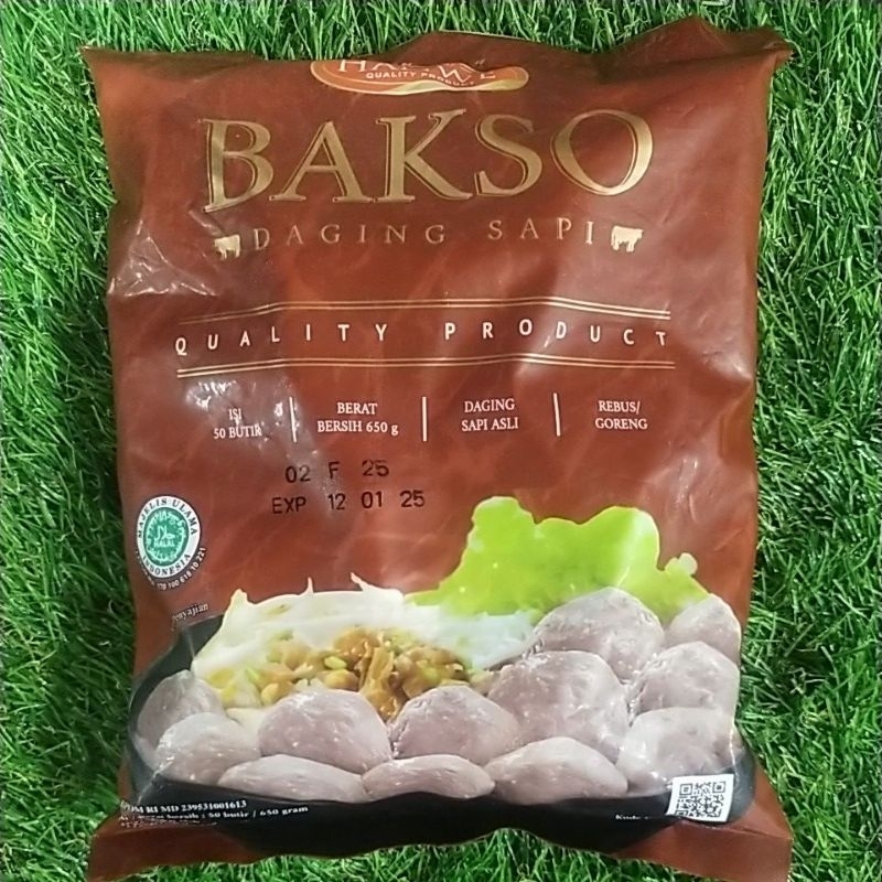 

Bakso sapi hanwe 50s 650grm/bakso sapi premium