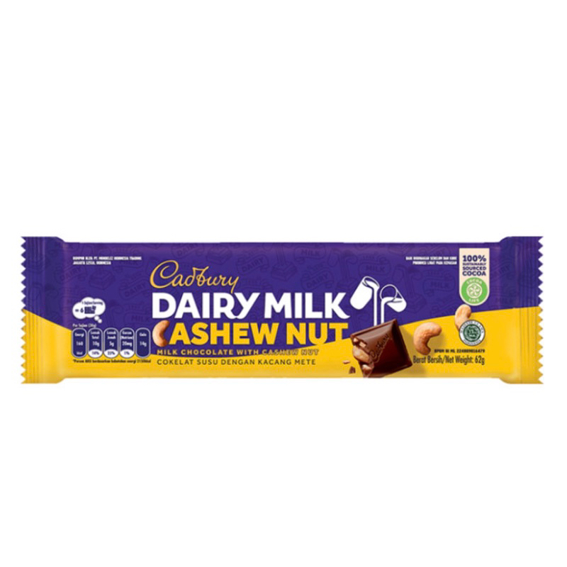 

Cadbury Cokelat Cashew Nut 62 gram