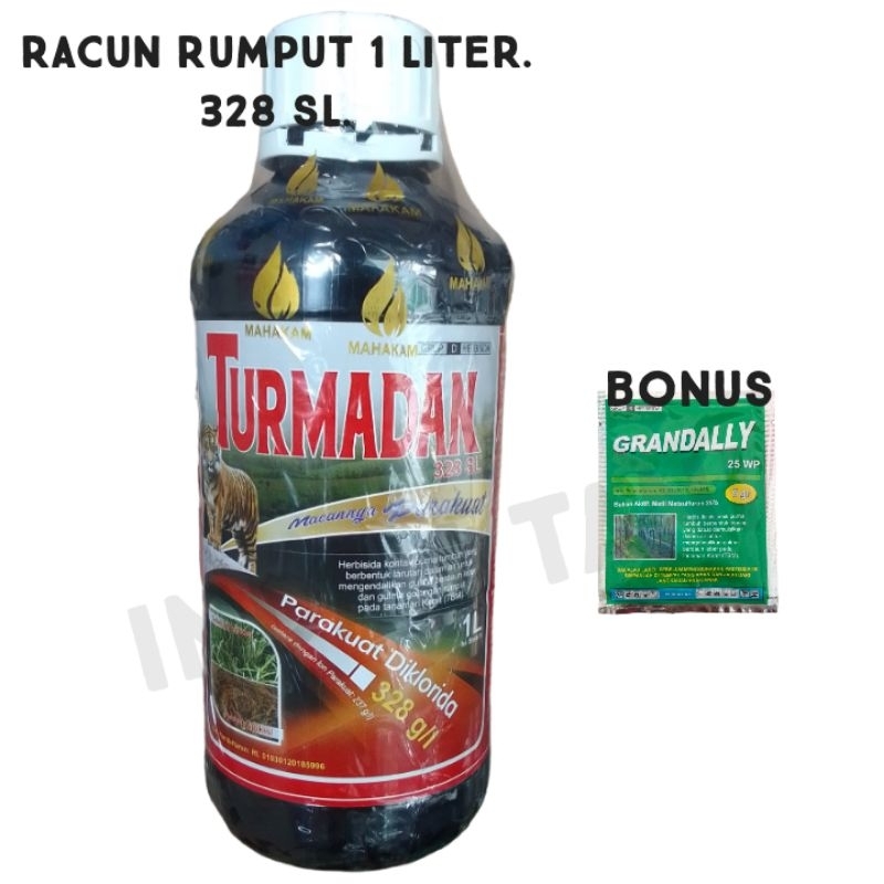 HERBISIDA PARAKUAT TURMADAN 328SL, RACUN RUMPUT KONTAK