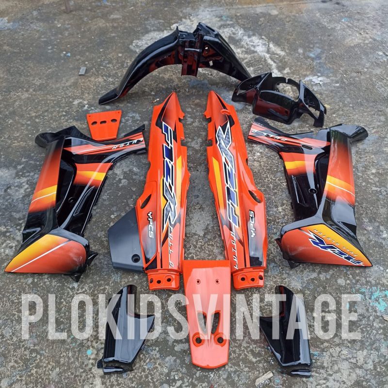FULL BODY HALUS YAMAHA FIZR FIZ R TAHUN 2003 HITAM OREN