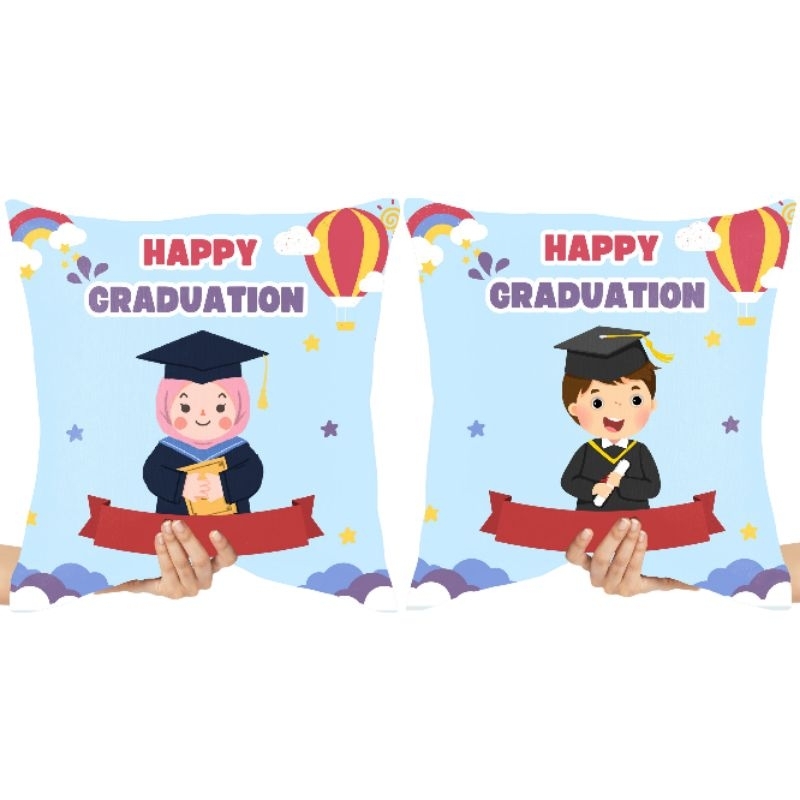 SOUVENIR BANTAL GRADUATION / SOUVENIR PERPISAHAN SEKOLAH / SOUVENIR BANTAL MURAH / SOUVENIR WISUDA