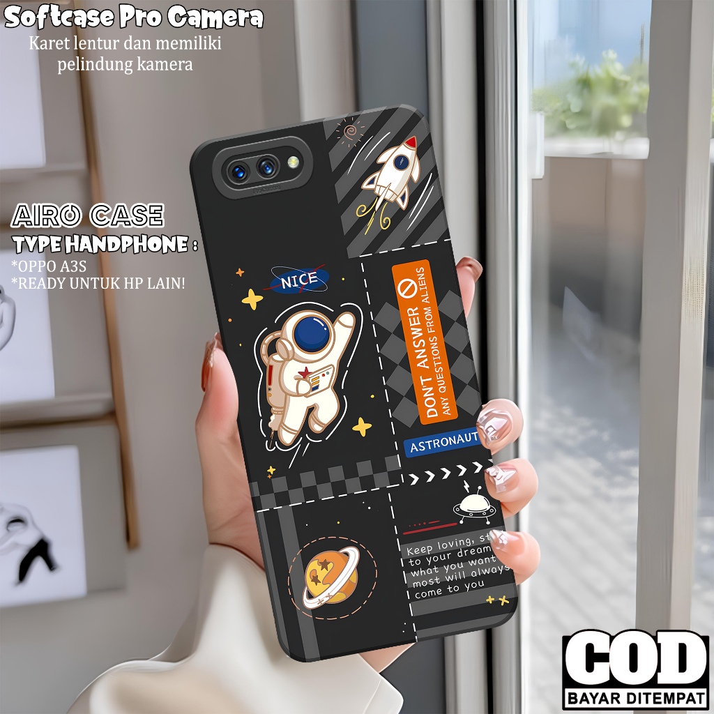 Case Oppo a3s Terbaru - Softcase Oppo a3s - Fashion Case ASTRONOT - Casing Oppo a3s - Softcase Pro C