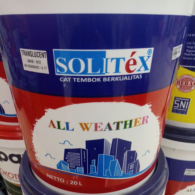 Solitex All Weather Cat Tembok Exterior 20 Lt Semua Warna Tersedia