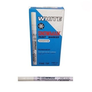 

Spidol/Marker Permanent Paint FWP White Snowman FINE TIP WHITE/PUTIH
