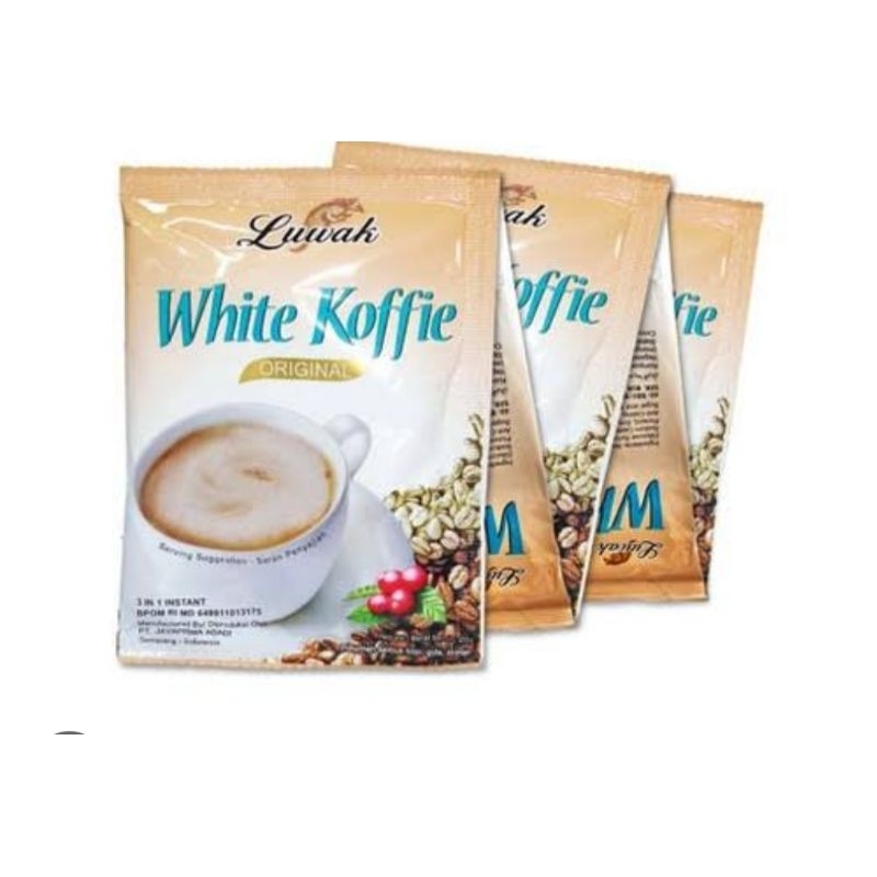 

Luwak White Coffee 10 sachet x 20 gram