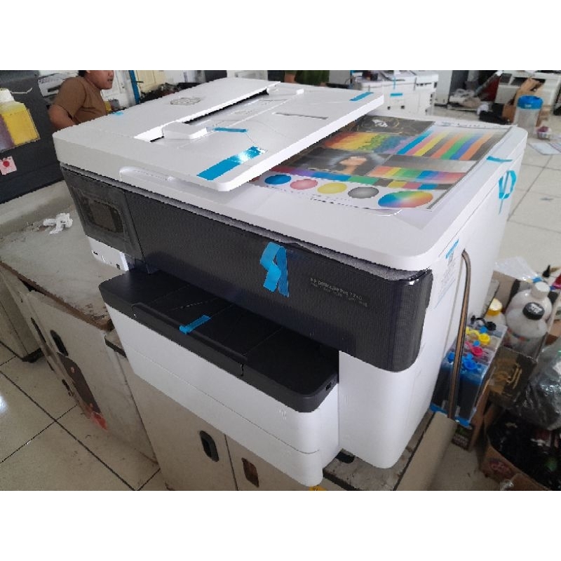 printer A3 Hp officejet pro 7740 modif infus dan chiples
